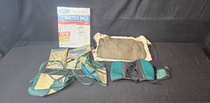 lot 113 image: Collection of Tool Aprons, Protective Gear, and BestAir Water Pad Filter