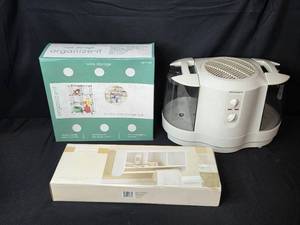 lot 169 image: Kenmore Quiet Comfort Humidifier with 6-Cube Wire Storage and Shelf Set