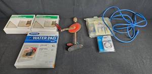 lot 189 image: Home Maintenance Lot Humidifier Pads, Security Timer, Hand Drill, Vinyl Chair Cover, Extension Cord