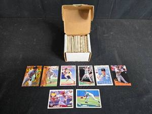 lot 213 image: Collection of Baseball Trading Cards in Storage Box