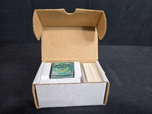 lot 214 image: Collection of Sports Trading Cards and World Series Trivia Cards in Box