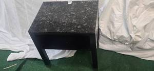 lot 113 image: Small Unique Bedside Granite Table  From a Shut-Down Hotel
