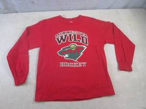 lot 23 image: (BR1) Minnesota Wild Hockey Long Sl...