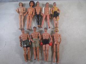 lot 151 image: (BS) Assorted Male DollsAction Fig...