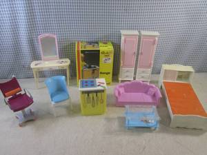 lot 155 image: (A-2) Assorted Doll Furniture...