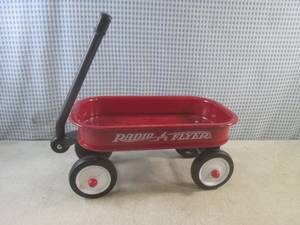 lot 55 image: (FS) Small Radio Flyer Wagon 14 12...