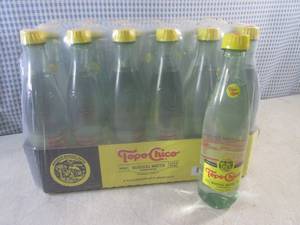 lot 163 image: (C-2) 24-Pack of Topo-Chico Carbona...