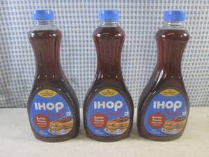 lot 175 image: (B-3) 3 Bottles of iHop Butter Peca...
