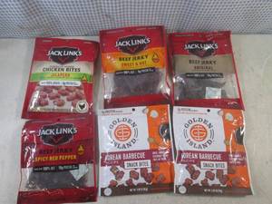 lot 187 image: (B-3) Assorted Jack Links and Other...