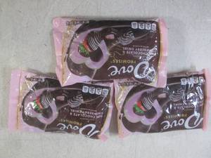 lot 194 image: (B-3) 3 Bags of Dove Promises Dark ...