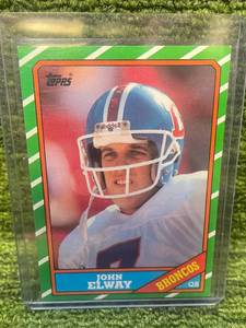 lot 147 image: 1986 Topps Football John Elway