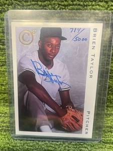 lot 158 image: 1992 Classic Collection Club Brien Taylor Autograph 5000