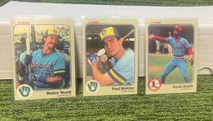lot 178 image: 1983 Fleer Set (#1-660) Sandberg & Gwynn Rookies