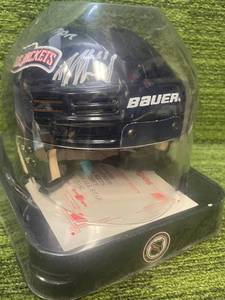 lot 179 image: Columbus Blue Jacket Autographed Minin Helmet Signed by Rick Nash Limited Edition 3661