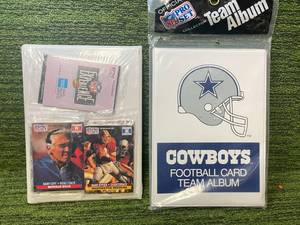 lot 245 image: 2 Team Albums with Sealed Pro Set NFL Packs