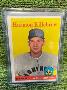 lot 257 image: 1958 Topps MLB Harmon Killebrew- VINTAGE