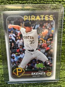 lot 267 image: 2024 Topps Update Rookie Debut Paul Skenes Rookie Card
