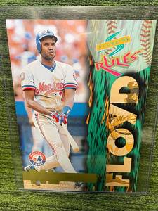 lot 350 image: 1995 Score Rules Jumbo MLB- Cliff Floyd #SR17 Montreal Expos 3000