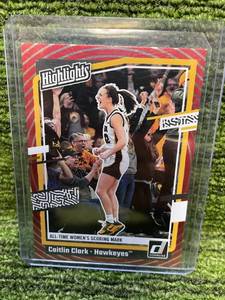 lot 371 image: WNBA 2024 Donruss Caitlin Clark Collection Highlights Rookie Card RC