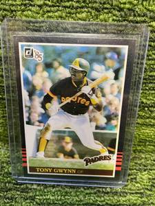lot 313 image: 1985 Donruss- Tony Gwynn San Diego Padres