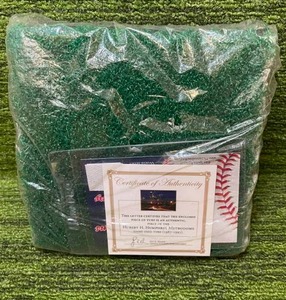 lot 8 image: Hubert H. Humphrey Metrodome Game Used Turf, and Game Used Ceiling from 1987 World Series with Certificate of Authenticity