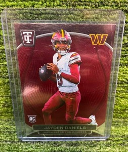 lot 23 image: 2024 Panini Totally Certified Rookie Jayden Daniels  Maroon RC