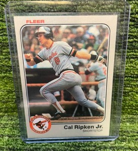 lot 28 image: 1983 Fleer Cal Ripken Jr Baltimore Orioles