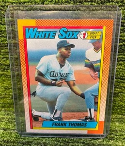 lot 33 image: 1990 Topps Frank Thomas Rookie Card
