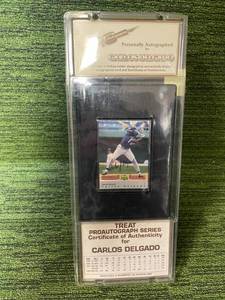 lot 52 image: 1992 Classic Best Minor League- Carlos Delgado Autograph in Package Rookie Card