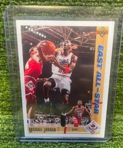 lot 80 image: 1991-92 Upper Deck Michael Jordan All-Star..