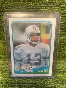 lot 84 image: 1988 Topps Football Dan Marino