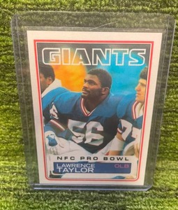 lot 87 image: 1983 Topps Football Lawrence Taylor All-Pro