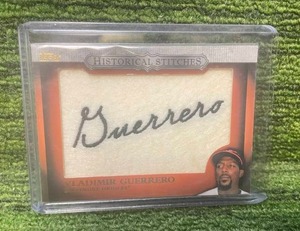 lot 89 image: 2012 Topps Historical Stitches Vladimir Guerrero