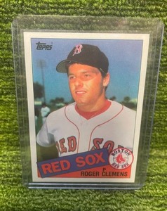 lot 94 image: 1985 Topps Baseball Roger Clemens Rookie Card