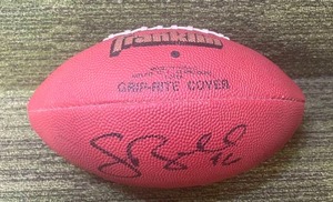 lot 119 image: Detroit Lions Dominate Defenseman Shaun Rogers Autographed Football#16