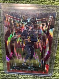 lot 394 image: 2024 Select Concourse RC Flash Jayden Daniels Rookie Card