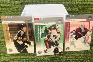 lot 457 image: 2002-03 Upper Deck Piece of History Set- NHL HOCKEY (#1-90)