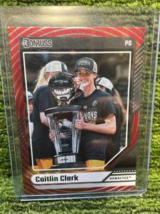 lot 441 image: WNBA 2024 Donruss Collection Highlights Caitlin Clark Red Parallel Variation