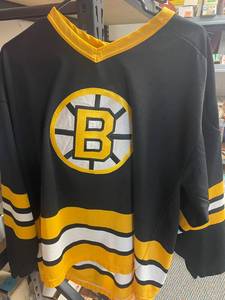 lot 5N image: Vintage Boston Bruins Hockey Jersey from 8090s XL-  HAPPY GILMORE Jersey