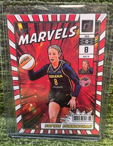 lot 24B image: 2025 Panini WNBA Donruss Sophie Cunningham Net Marvels #11 Fever