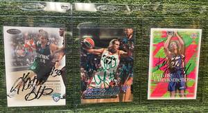 lot 73A image: WNBA Lot of card WAutographs Folkl , Vancorp , Katie Smith