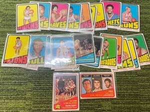 lot 460A image: 1972-73 Topps Basketball Assortment Lot of 27 Cards Total
