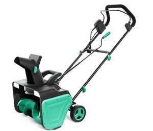 lot 2 image: Garvee Corded Electric Snow Blower