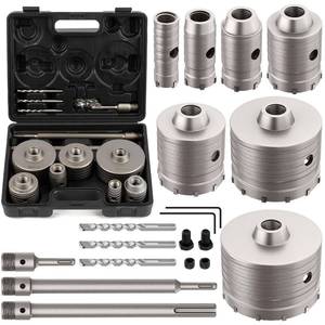 lot 13 image: Daimit 20 Piece Concrete Hole Saw Kit
