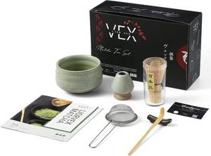 lot 34 image: LiorVex Matcha Whisk Set Ceramic Tea Kit