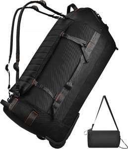 lot 57 image: Heliar Foldable Rolling Duffle Bat with Wheels