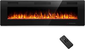 lot 58 image: Havato 42 Recessed and Wall Mounted Electric Fireplace