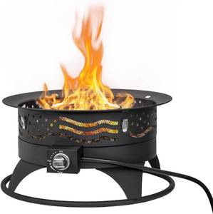 lot 97 image: Panovue 24 Portable Propane Fire Pit with Grill
