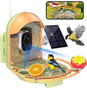 lot 100 image: Camii Smart Bird Feeder with Solar Powered Camera
