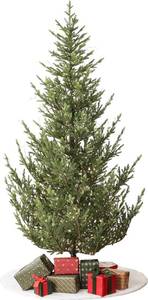 lot 102 image: Liora Pines Aspen Slim Fir Pre-Lit Artificial 7.5 Christmas Tree